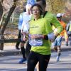 Marion Bartoli pendant le marathon de New York dans Central park à New York City, New York, Etats-Unis, le 6 novembre 2016.