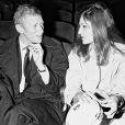 Dalida et son mari Lucien Morisse à l'Olympia en 1967.