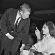 Dalida et son mari Lucien Morisse à l'Olympia en 1967.