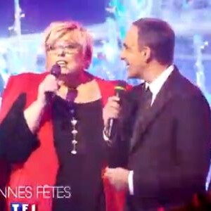 Laurence Boccolini, Nikos Aliagas et Sandrine Quétier donnent de la voix dans le clip de fin d'année de TF1
