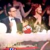 Chris Marques, Fauve Hautot et Jean-Marc Généreux dans le clip de fin d'année de TF1