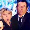 Jean-Luc Reichmann et Évelyne Dhéliat dans le clip de fin d'année de TF1