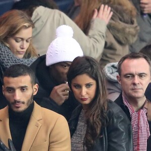 Malika Ménard (Miss France 2010) lors du match de Ligue 1 entre le Paris Saint-Germain (PSG) et FC Lorient au Parc des Princes à Paris, France, le 21 décembre 2016. Le PSG a battu Lorient par 5 à 0. © Cyril Moreau/Bestimage