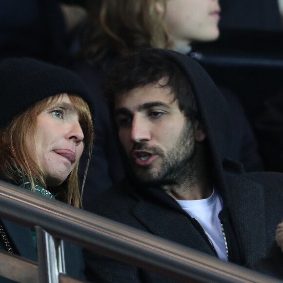 Axelle Laffont et Cyril Paglino lors du match de Ligue 1 entre le Paris Saint-Germain (PSG) et FC Lorient au Parc des Princes à Paris, France, le 21 décembre 2016. Le PSG a battu Lorient par 5 à 0. © Cyril Moreau/Bestimage