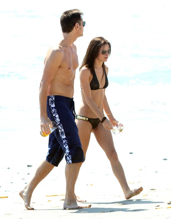 Jim Carrey et Cathriona White à Malibu le 15 septembre 2012.
