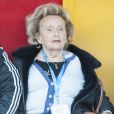 Exclusif - Prix spécial - Bernadette Chirac - Match de football caritatif organisé par le Variétés Club de France au profit de l'association "+ de Vie" présidée par Bernadette Chirac et de l'association "Urma" présidée par Laurent Blanc au stade Jean-Paul David à Mantes-la-Jolie le 11 octobre 2016.