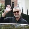 Le chanteur George Michael quittant son domicile pour rejoindre la salle Earls Court pour son dernier concert à Londres. Le 17 octobre 2012