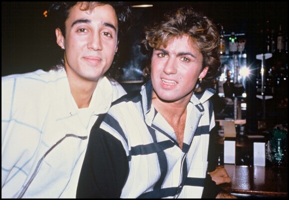 George Michael et Andrew Ridgeley à Londres en 1984