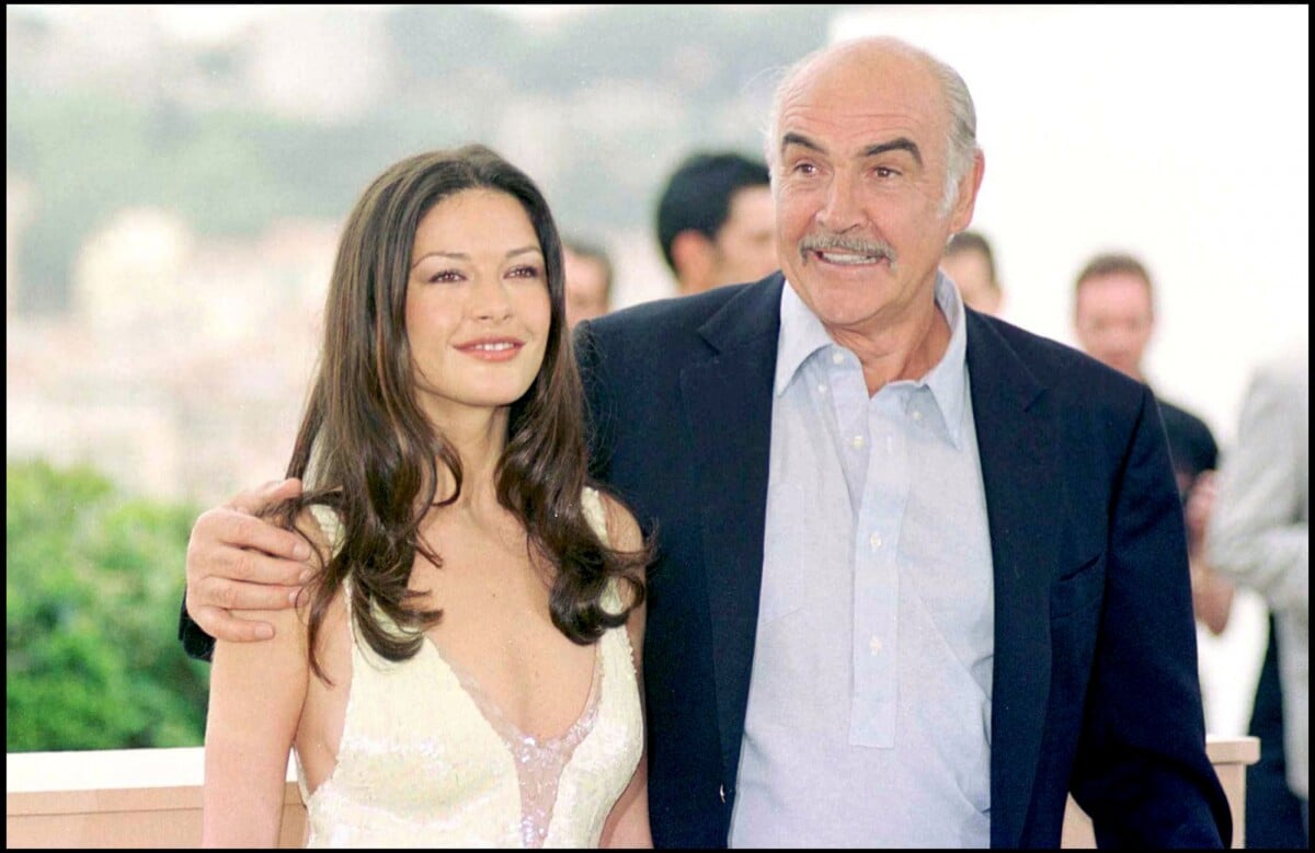Photo Catherine ZetaJones et Sean Connery Photocall à Cannes du