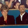 La princesse Diana et George Michael ensemble en public en 1994.