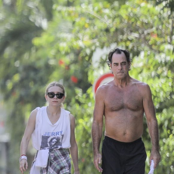 Ashley Olsen et Richard Sachs passent le weekend ensemble à Saint Barthélemey dans la villa de Richard le 27 novembre 2016.