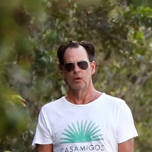 Ashley Olsen et son compagnon Richard Sachs se baladent sur l'île de Saint-Barthélémy, le 1er janvier 2017
