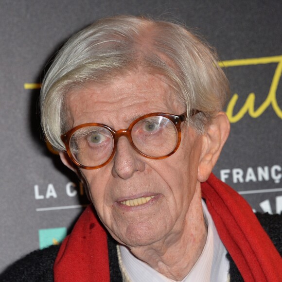 Henry Chapier a été promu commandeur - Ici lors de la visite privée de l'exposition François Truffaut à la cinémathèque de Paris, le 6 octobre 2014.