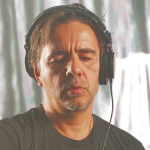 Le DJ et producteur de musique Laurent Garnier a été promu au grade de chevalier - Ici au NAME Festival au Port Fluvial d'Halluin le 7 octobre 2016.