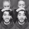 Photo de Gigi Hadid et Zayn Malik. Janvier 2017.