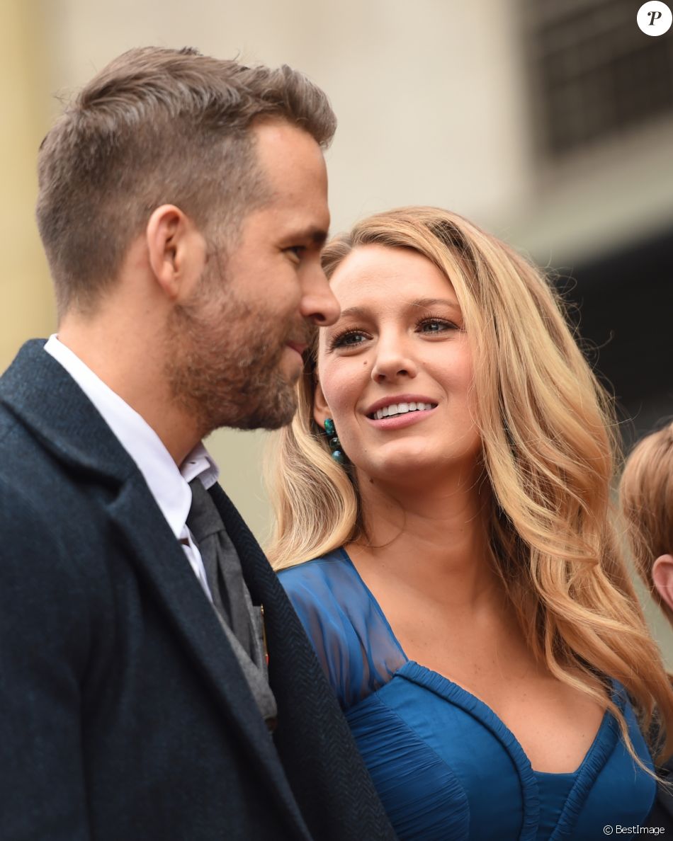 Ryan Reynolds Et Sa Femme Blake Lively Ryan Reynolds Reçoit Son étoile Sur Le Walk Of Fame à 