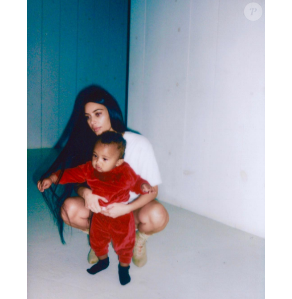 Kim Kardashian a posté une nouvelle photo de son fils Saint sur Instagram le 4 janvier 2017.