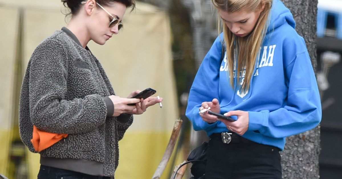 Kristen Stewart sur le tournage de Untitled Lizzie Borden Project
