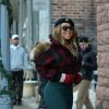 Exclusif - Mariah Carey fait ses derniers achats de Noël dans les boutiques Ermenegildo Zegna et Dolce & Gabbana à Aspen dans le Colorado le 24 décembre 2016.