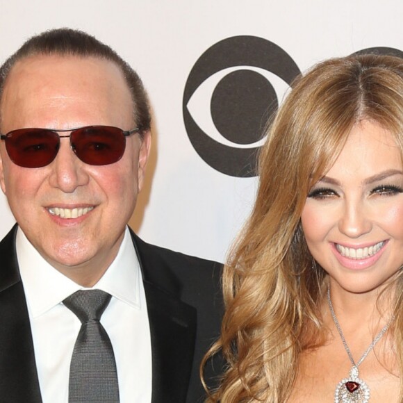 Thalia et son mari Tommy Mottola à la 68ème cérémonie des "Tony Awards" à New York, le 8 juin 2014.