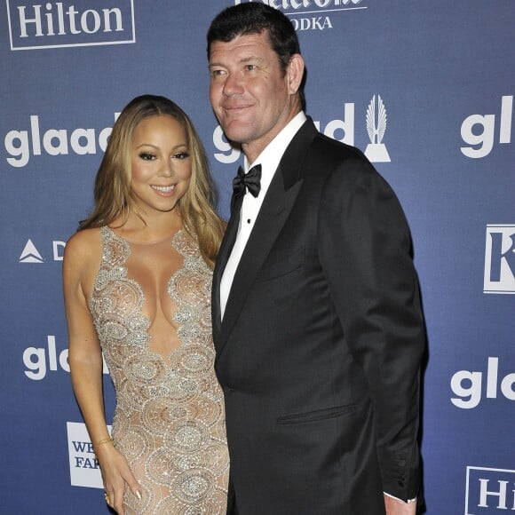 James Packer et Mariah Carey aux GLAAD Media Awards, le 14 mai 2016.