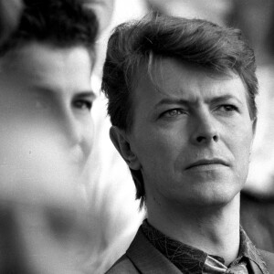 David Bowie lors du Live Aid au Wembley Arena de Londres, le 13 juillet 1985