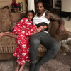 J.R. Smith et ses deux filles pendant les vacances de Noël. Photo publiée sur Instagram au mois de décembre 2016
