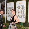 Justin Timberlake n'a d'yeux que pour Jessica Biel lors des Golden Globe Awards à Beverly Hills, Los Angeles, le 8 janvier 2017.