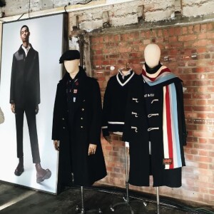 Présentation de la collection automne-hiver 2017-18 de Kent & Curwen. Londres, le 8 janvier 2017.