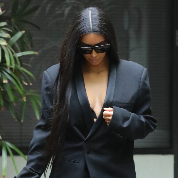 Kim Kardashian s'est rendue chez le médecin à Los Angeles, le 5 janvier 2017.