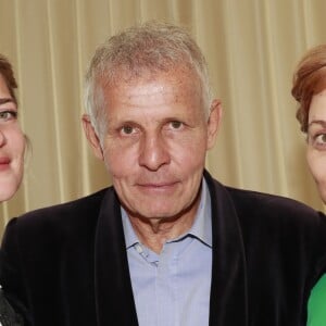 Pénélope Morin, Patrick Poivre d'Arvor (PPDA) et Elisabeth Grava au gala de lancement du 1er festival itinérant consacré aux femmes chefs d'orchestre, MAWOMA, Music and Woman Maestro Festival, au Yacht Club de Monaco, le 12 novembre 2016. © Claudia Albuquerque/Bestimage