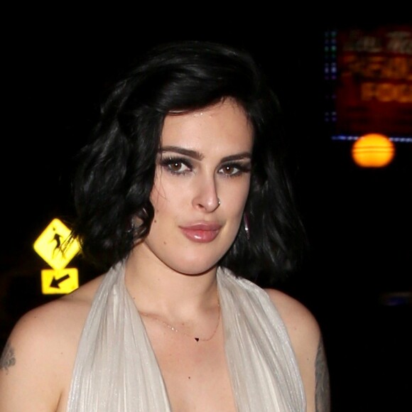 Rumer Willis arrive à l'after party de Jimmy Fallon au club Delilah. Los Angeles, le 8 janvier 2017