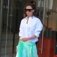 Victoria Beckham quitte son hôtel de New York le 13 septembre 2016