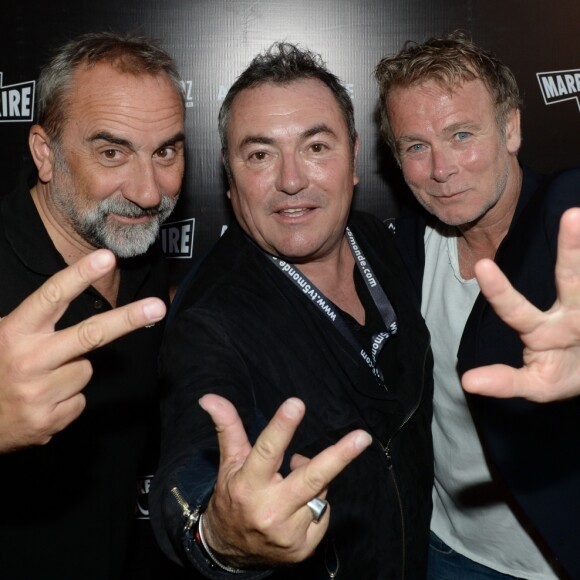 Antoine Duléry, Fabien Onteniente et Franck Dubosc - Avant-première du film Camping 3 dans le cadre du Marrakech du rire à Marrakech le 3 juin 2016.