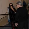 Kim Kardashian et Scott Disick vont prendre un avion à l'aéroport de Los Angeles le 12 janvier 2017