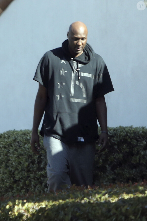Lamar Odom au centre de désintoxication à San Diego, le 14 décembre 2016.