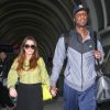 Khloé Kardashian et Lamar Odom arrivent à l'aéroport de Los Angeles, le 4 mai 2012.