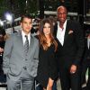 Robert Kardashian, Khloé Kardashian, Lamar Odom - Soirée "E!pop Culture", à New York le 30 avril 2012.