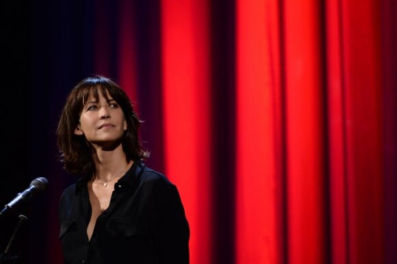Sophie Marceau - Remise du Lion d'Or à Jean-Paul Belmondo pour l'ensemble de sa carrière lors du 73ème Festival du Film de Venise, la Mostra. Le 8 septembre 2016