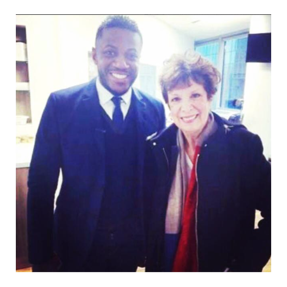 Maklor Babutulua et Catherine Laborde, le 2 janvier 2017.