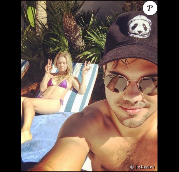 Billie Lourd et Taylor Lautner en vacances au Mexique le 13 janvier 2017