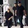 Blac Chyna et son fiancé Rob Kardashian à Miami le 18 mai 2016.