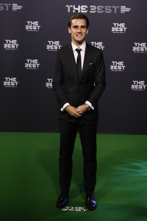 Antoine Griezmann à la soirée des FIFA Football Awards , à Zurich, le 9 janvier 2017.