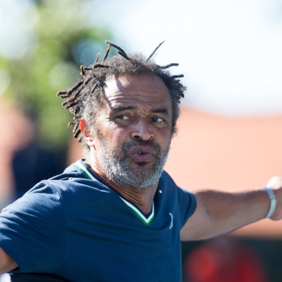 Yannick Noah lors de la sixième édition de l'Optima Open. Belgique, Knokke, 16 août, 2015.