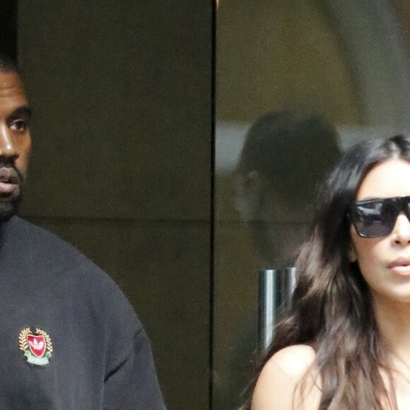 Kanye West et Kim Kardashian sortent de leur appartement à New York, le 14 septembre 2016.