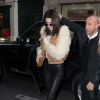 Exclusif - Kendall Jenner arrive au défilé Givenchy pendant la fashion week à Paris le 20 janvier 2017. © Agence / Bestimage