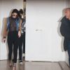 Kendall Jenner et Bella Hadid arrivent à la galerie Joseph pour un shooting "Off White" lors de la fashion week à Paris, le 21 janvier 2017.