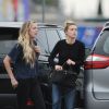 Amber Heard et sa soeur Whitney vont faire des courses chez "99 Cents" à Los Angeles, le 18 Janvier 2017. © CPA/Bestimage