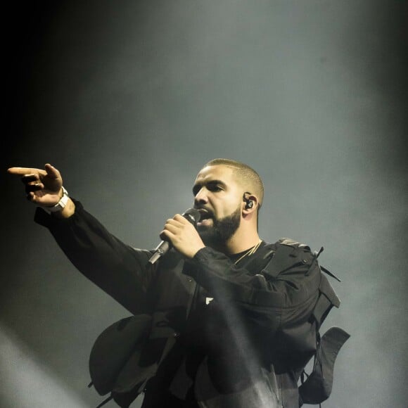 Le rappeur Drake en concert au Air Canada Centre à Toronto. Le 31 juillet 2016