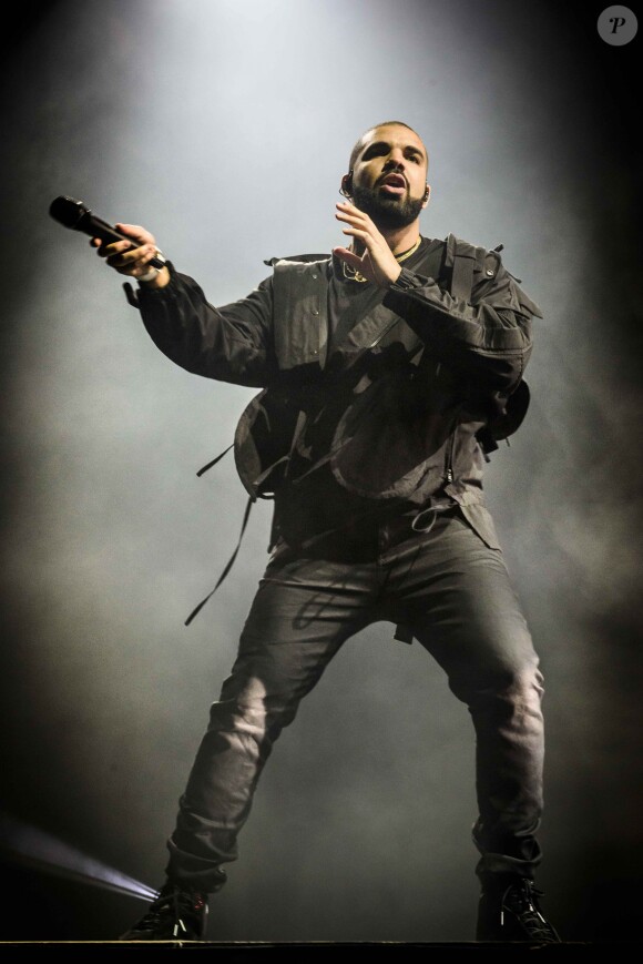 Le rappeur Drake en concert au Air Canada Centre à Toronto. Le 31 juillet 2016